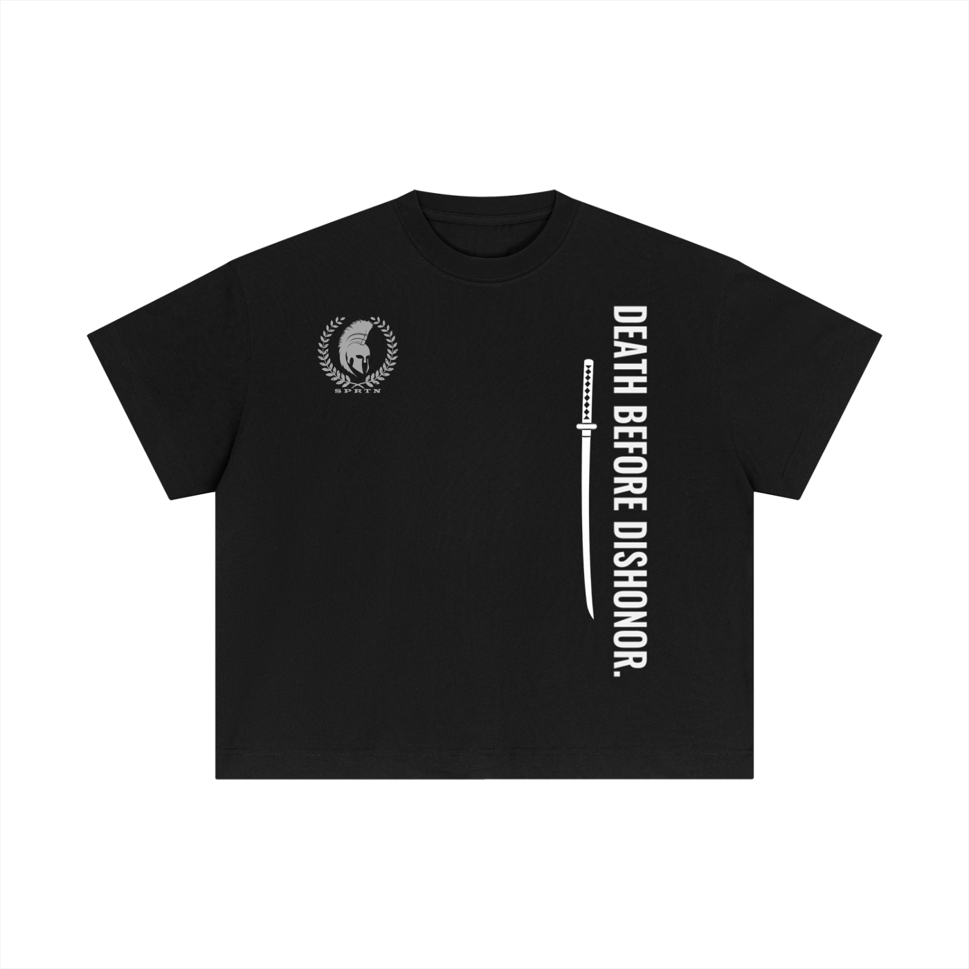 Samurai Cotton Boxy Graphic T-Shirt