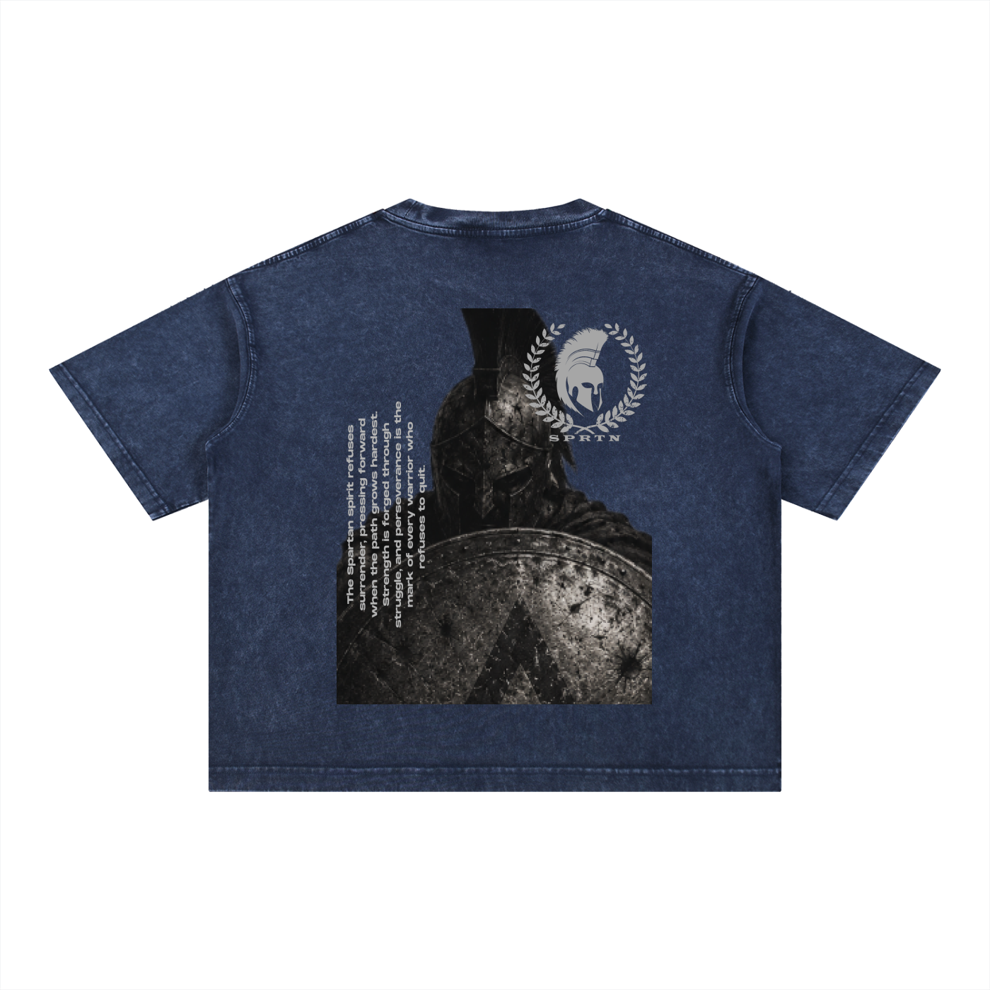 SPRTN BFW Graphic Mineral Wash Boxy Cotton T-Shirt