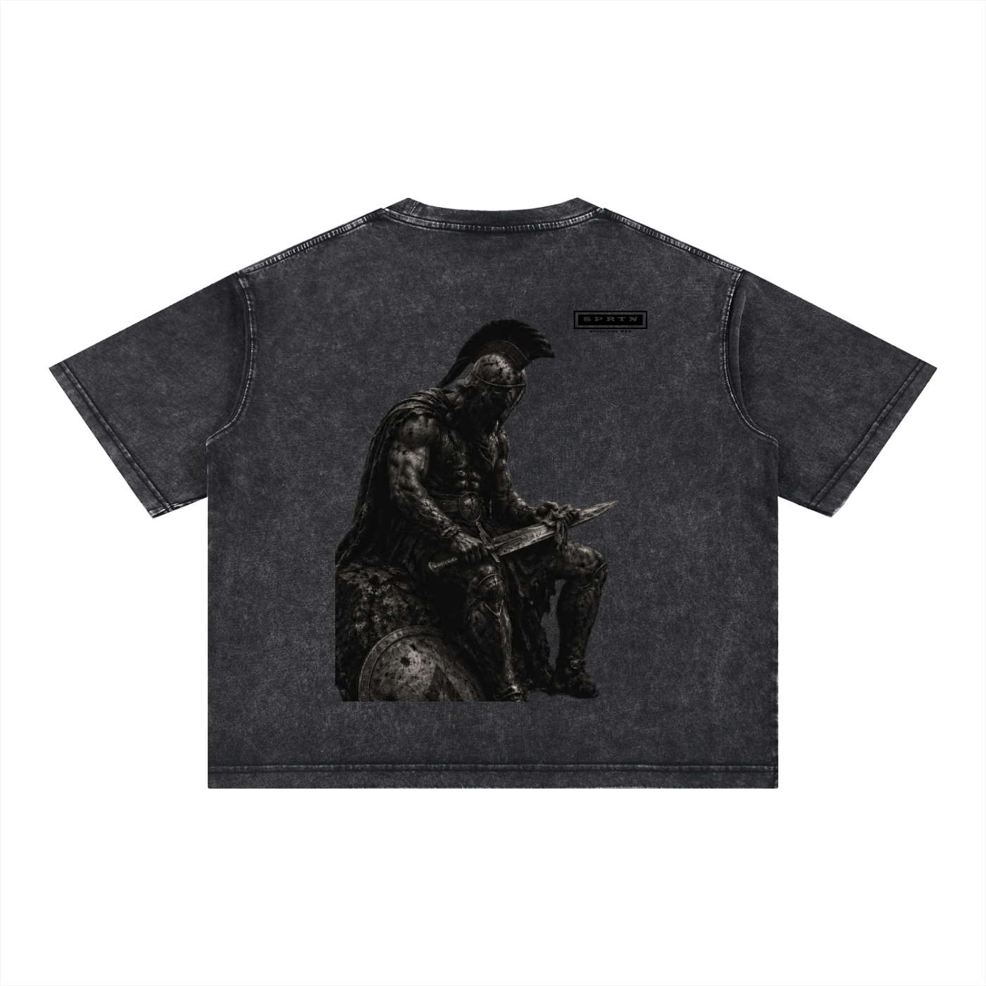 SPRTN BFW Mineral Wash Boxy Cotton T-Shirt