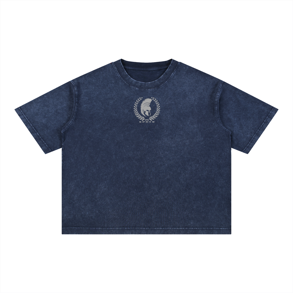 SPRTN BFW Graphic Mineral Wash Boxy Cotton T-Shirt