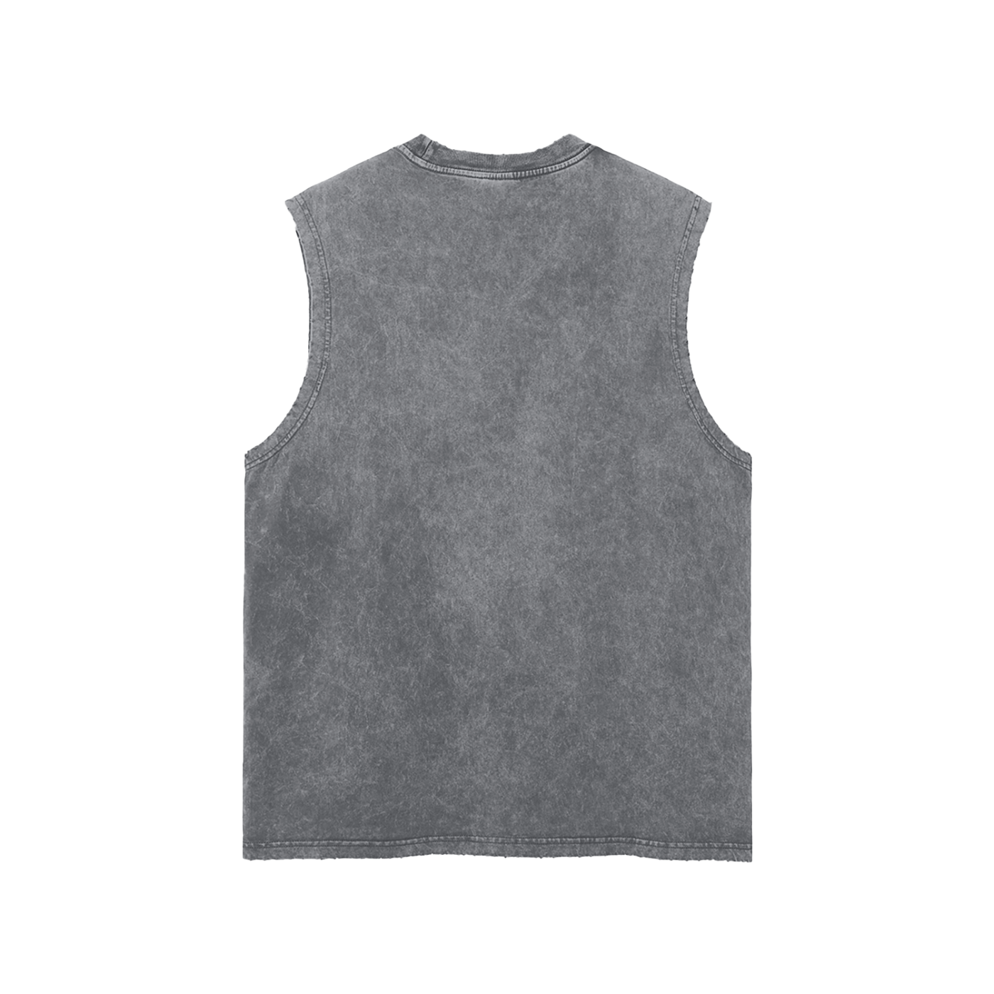 SPRTN DRIP Snow Washed Frayed Hem Tank Top